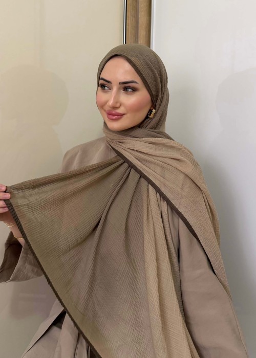 Vizon Müslin Degrade Şal