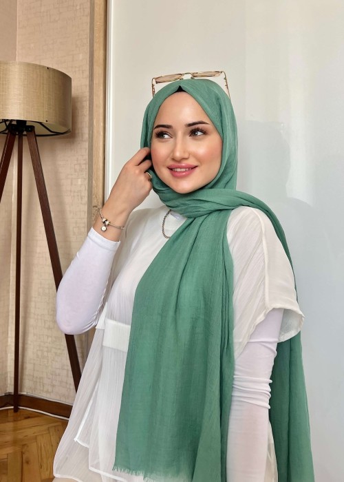 Mint Yeşili Konfor Şal